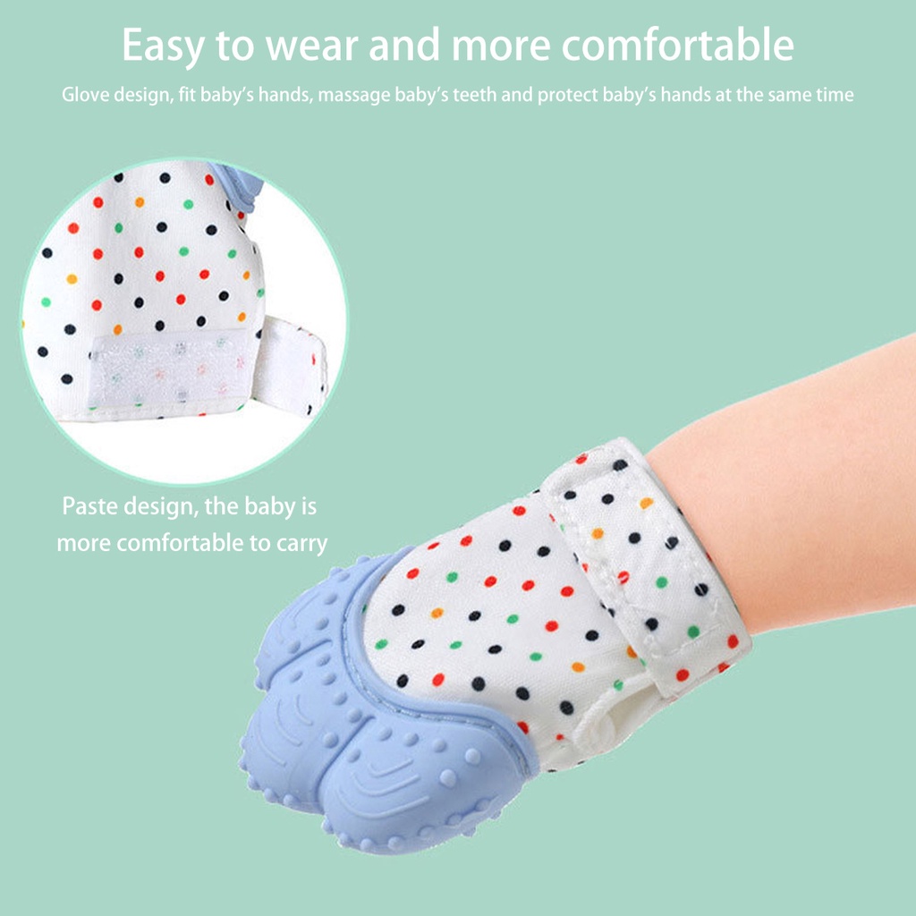 JPRICE Găng Tay Bằng Silicone An Toàn Thực Phẩm Không Chứa BPA Dành Cho Trẻ Sơ Sinh Mọc Răng