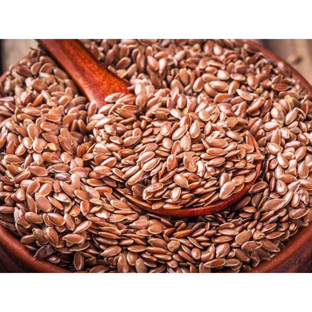 500g Hạt lanh nâu Caanda - Mặt nạ hạt lanh hoặc dùng ủ tóc, nấu sữa hạt