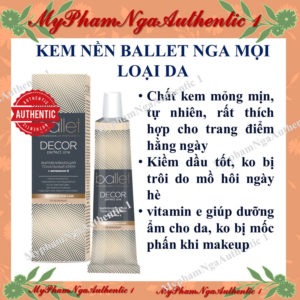 Kem Nền Ballet 2000 Kem Nền Ballet 2000. Che giấu hoàn toàn mọi khuyết điểm