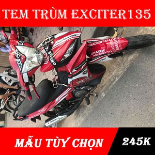 Tem trùm xe exciter 135ex