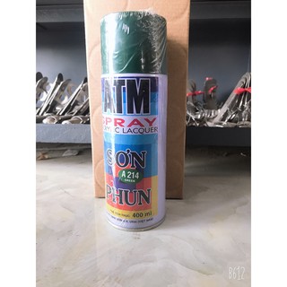 Sơn Xịt ATM Màu Xanh Lá Cây A214