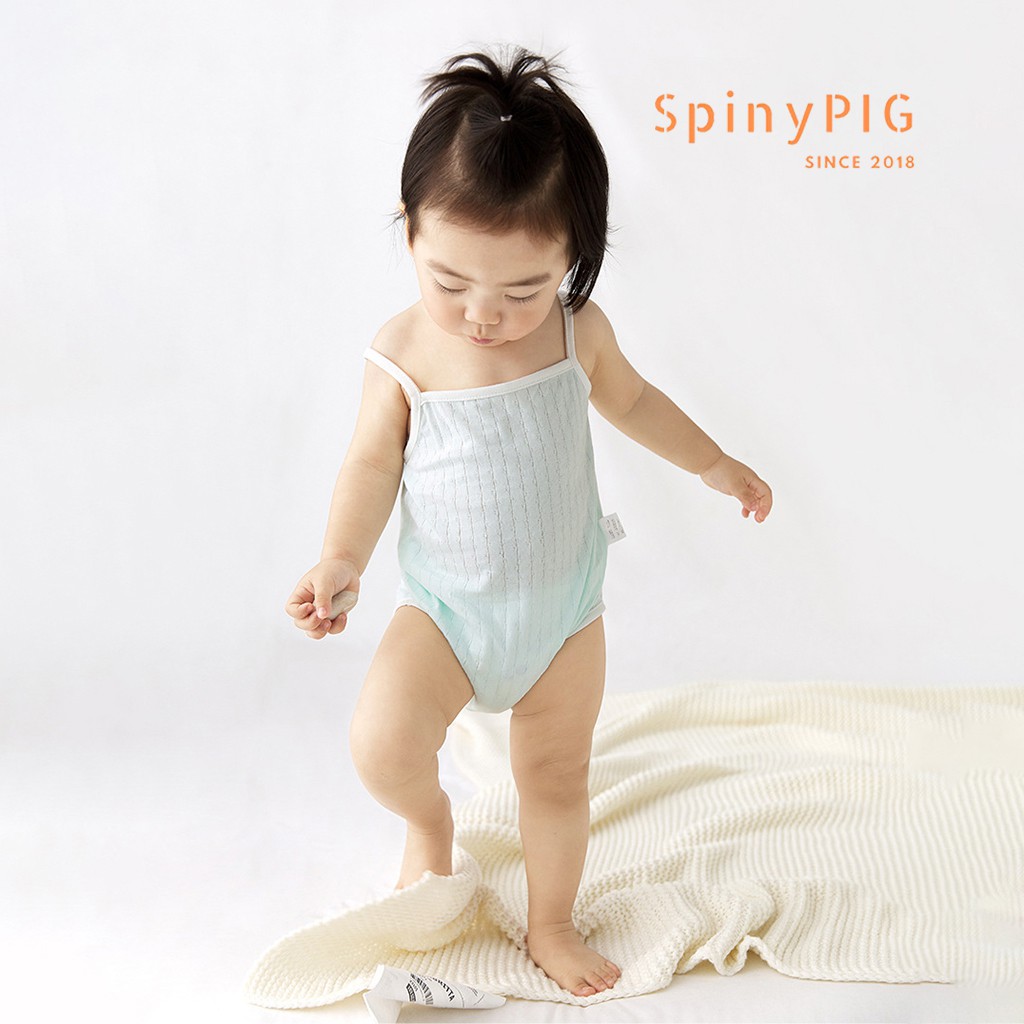 Bộ body 2 dây cho bé 0-2 tuổi 100% cotton bề mặt lỗ khí cực thoáng mát [Tặng kèm miếng nối dài đũng]