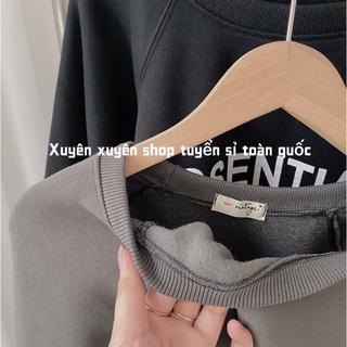Áo nỉ bông tay chun Essentials