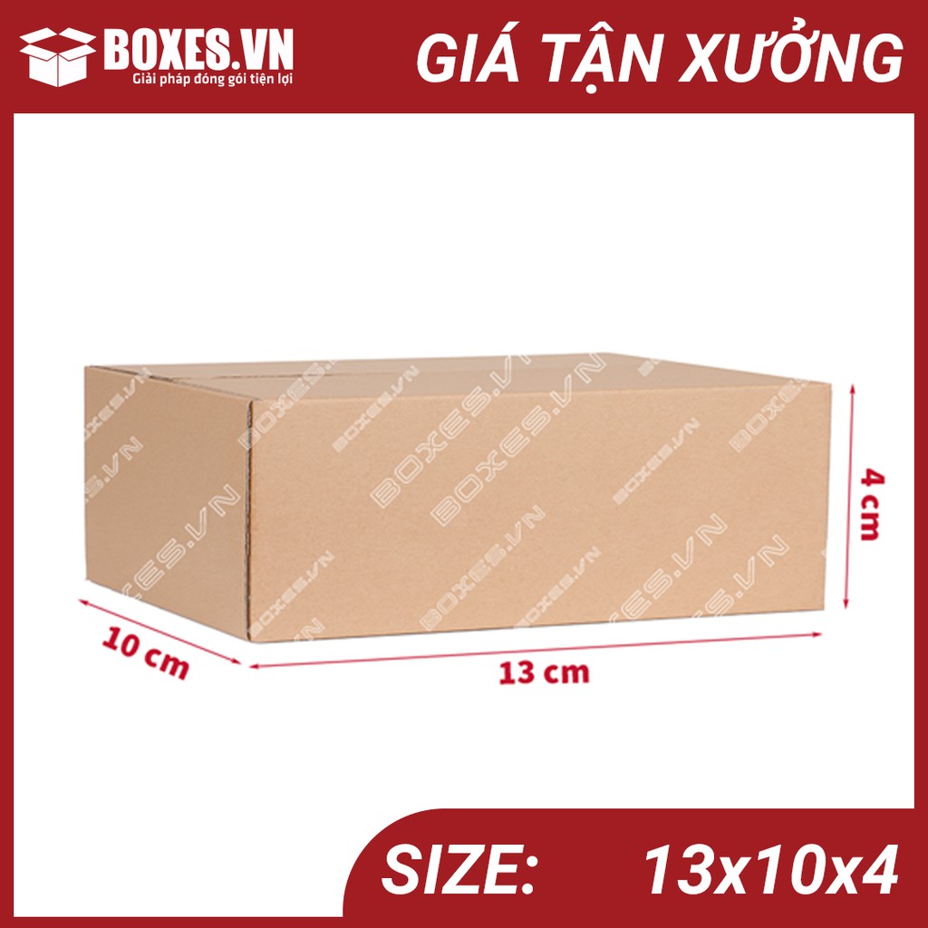 Thùng Carton, Hộp Carton 13x10x4 Đóng Gói Hàng Combo 20 Cái
