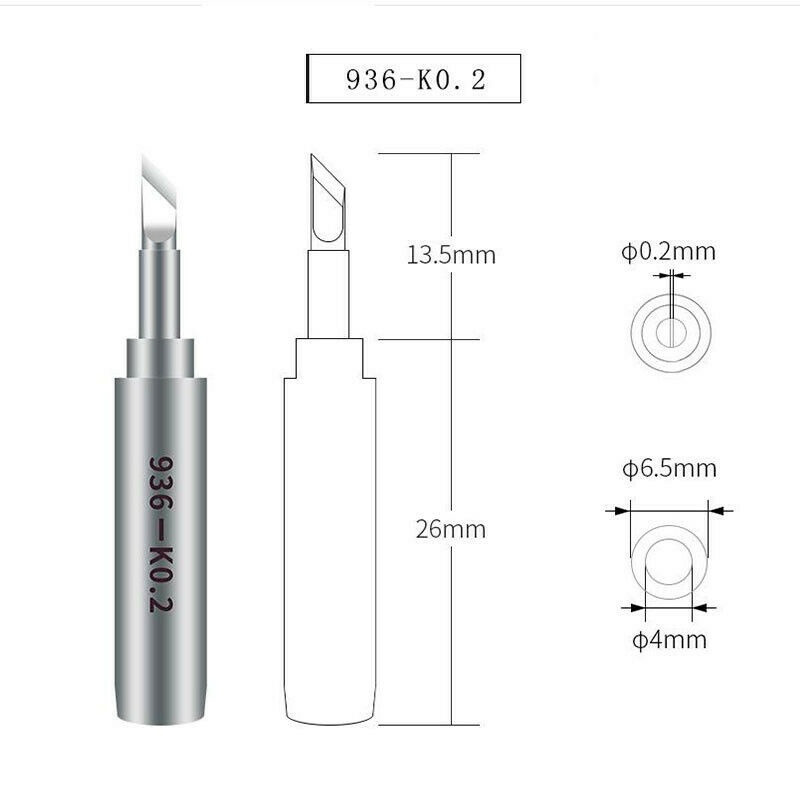 Đầu Hàn Sắt Không Chì 936 Loại 0.2 / 0.3MM