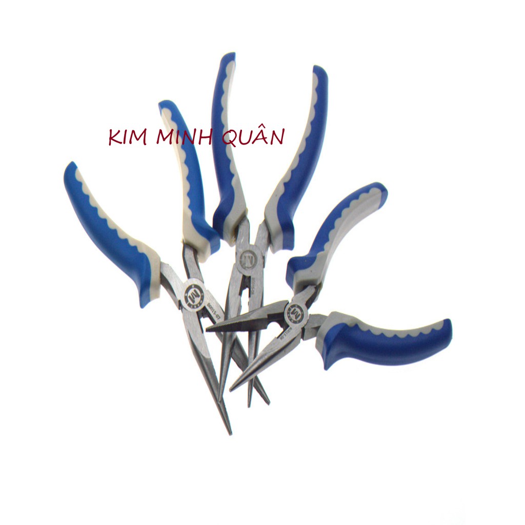 Kìm Nhọn Cán Xanh Trắng 150mm/6&quot;, 175mm/7&quot;, 200mm/8&quot; B0015 C-Mart