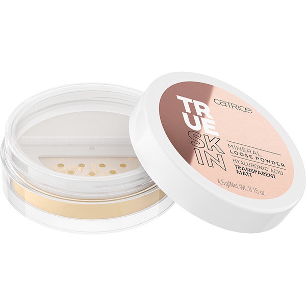 PHẤN PHỦ DẠNG BỘT CATRICE TRUE SKIN MINERRAL LOOSE POWDER HYALURONIC ACID