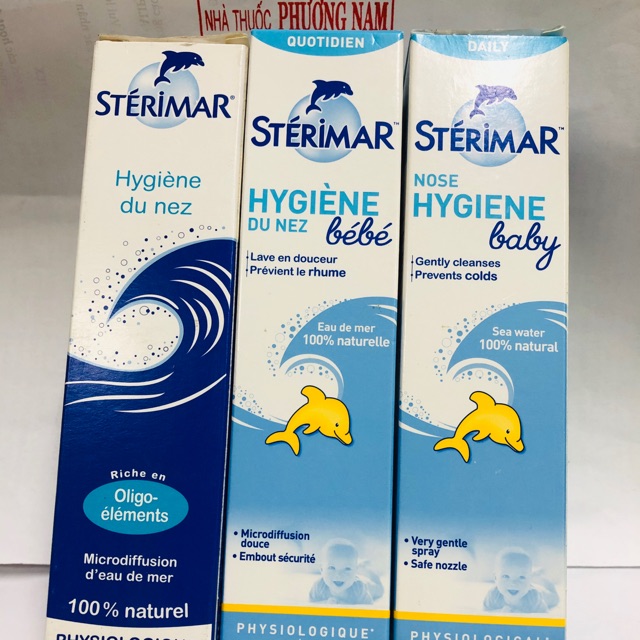 Xịt mũi STERIMA-chai 50ml(trẻ em và người lớn)