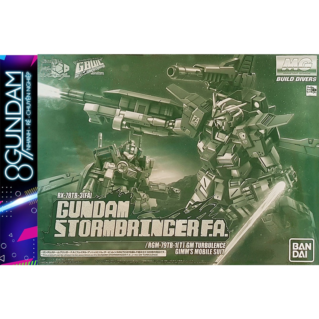 Mô Hình Lắp Ráp Gundam MG GBWC Stormbringer Storm Bringer F.A / GM Turbulence (tặng decal nước)