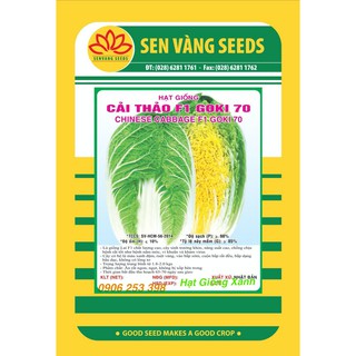 Hạt giống Cải thảo Goki F1 0.5Gr Năng Suất Chịu nhiệt dễ trồng