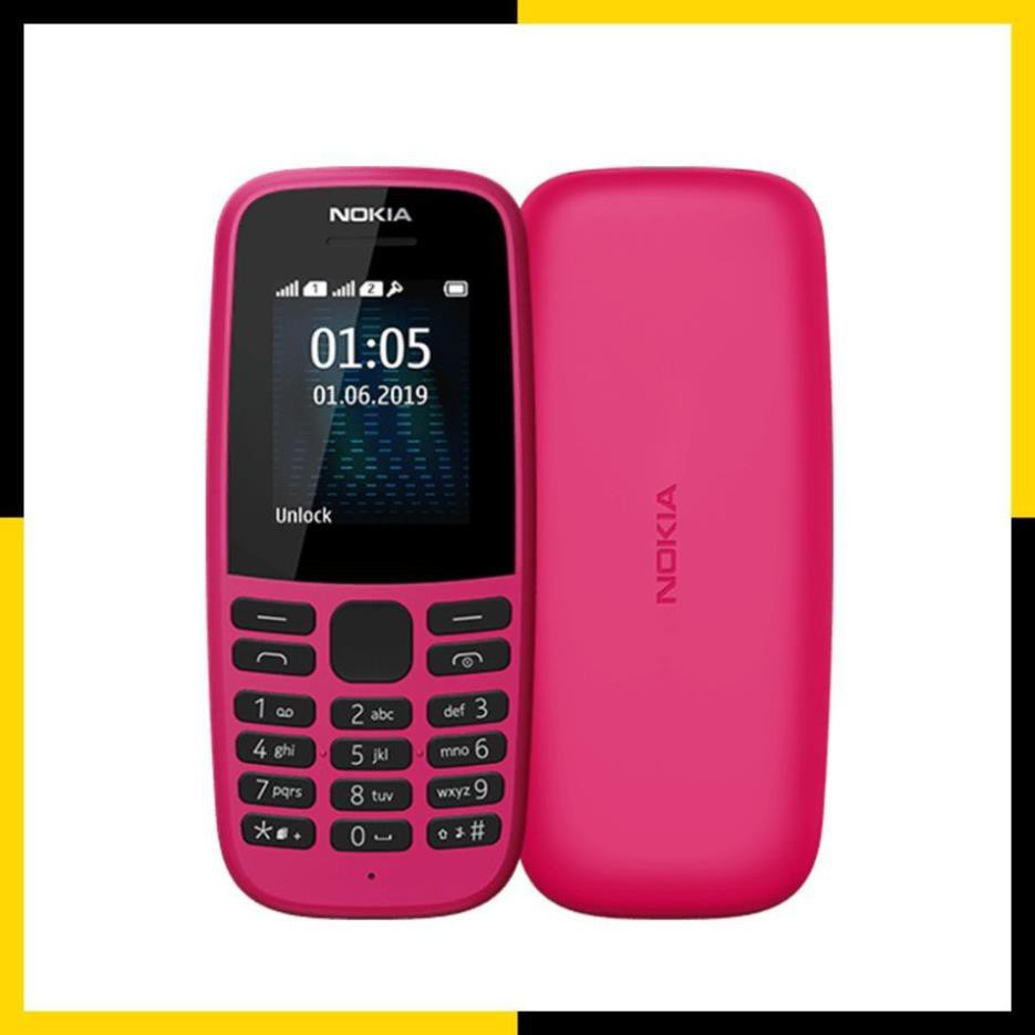 Điện thoại Nokia 105 1 SIM (2019) - Hàng Chính Hãng - [ HÀNG TỒN KHO ]