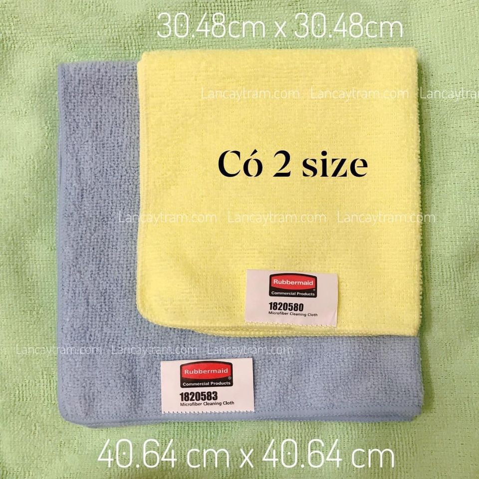 COMBO 5 KHĂN LAU ĐA NĂNG NĂNG RUBBERMAID HYGEN SANITIZER SAFE MICROFIBER CLOTH MỸ