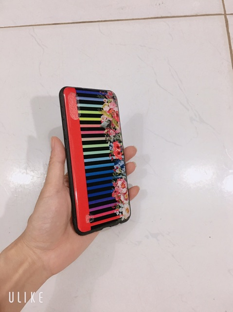 Ốp hoa kẻ sọc đỏ sam sung M10,A10