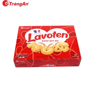 Bánh quy bơ sữa Lavoten hộp Duplex 270g, giòn xốp, thương hiệu Tràng An, hạn sử dụng 12 tháng