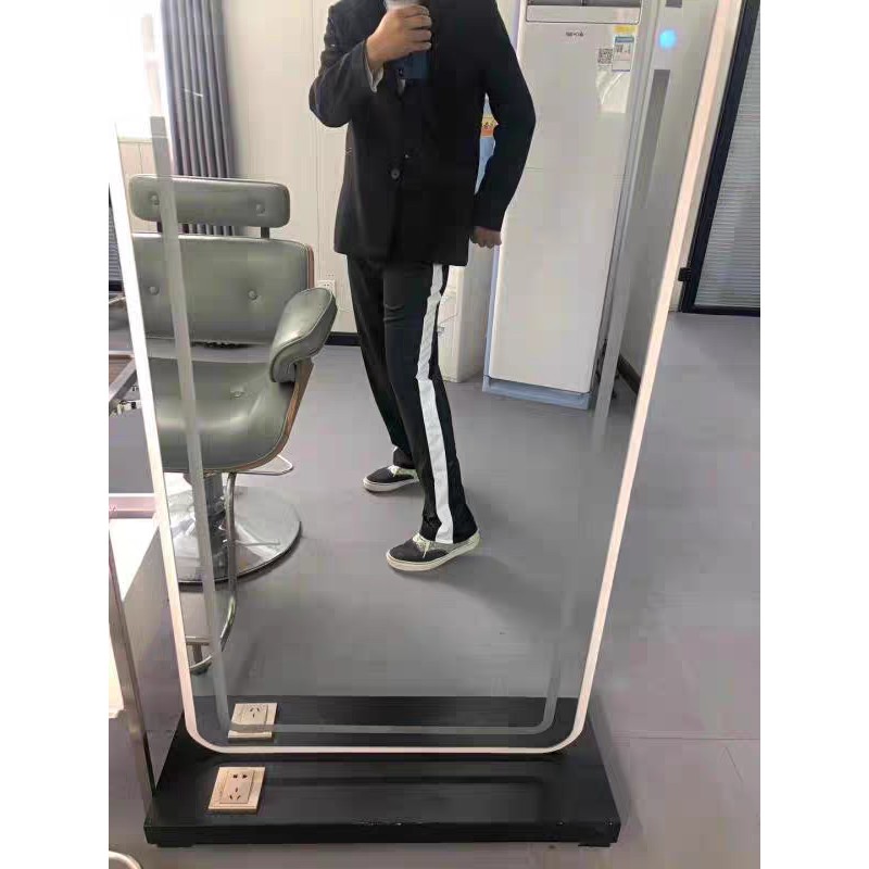 Quần thể thao ống rộng phối sọc trắng đen cá tính đơn giản phong cách hiphop thời trang dành cho nam