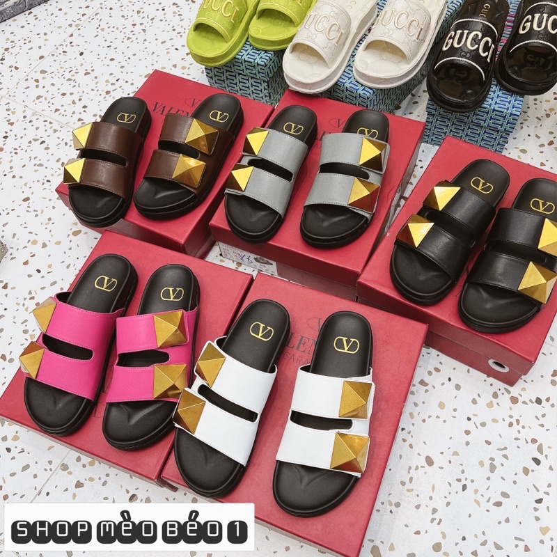 Dép valen quai ngang đinh tán bản to fullbox