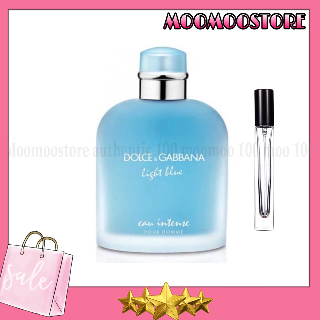 Nước hoa mẫu thử Nam Light Blue Eau Intense Pour Homme ˢᵘᵐᵐᵉʳᴹᴵˢᵀˢᴳ | Thế Giới Skin Care