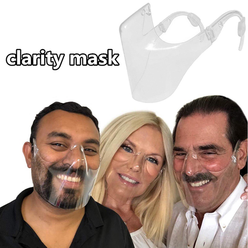 Khẩu trang chống văng dầu bằng nhựa trong suốt tiện dụng | BigBuy360 - bigbuy360.vn