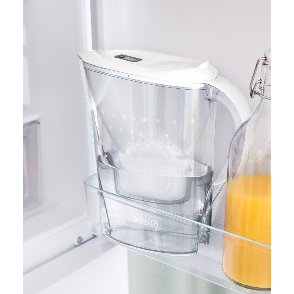 Bình lọc nước BRITA Marella Cool White - 2,4L (có sẵn 2 lõi lọc Maxtra Plus)