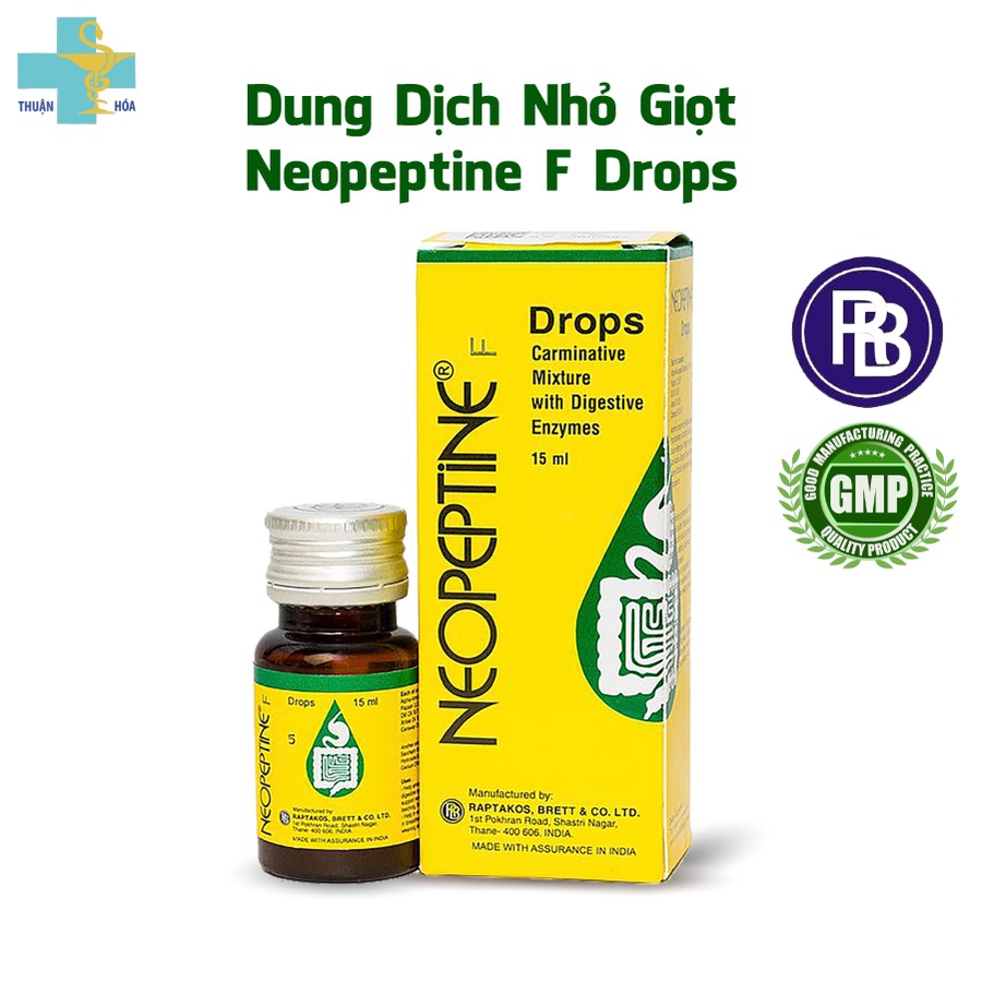 Siro Neopeptine F Drops THUẬN HOÁ Giúp Hỗ Trợ Tăng Cường Tiêu Hoá Và Hấp Thụ Thức Ăn Cho Bé 15ML