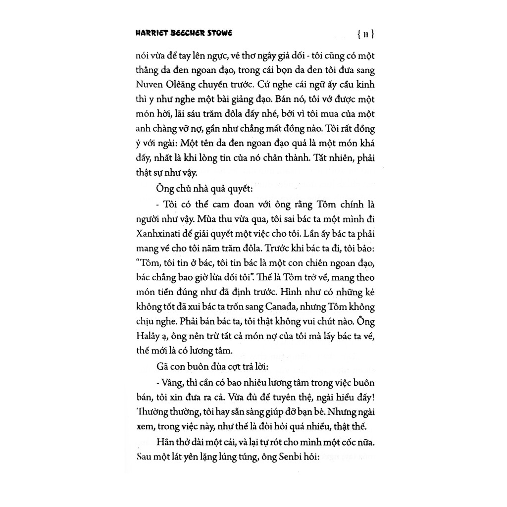 Sách: Túp Lều Bác Tôm - Harriet Beecher Stowe