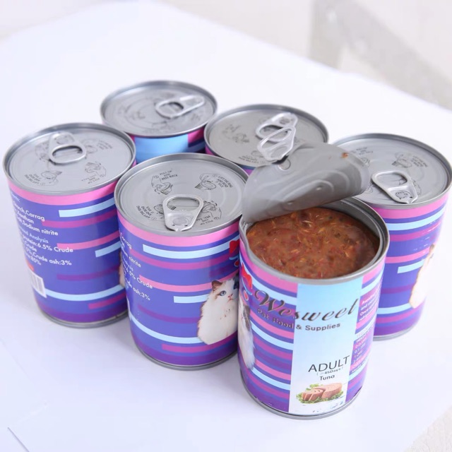 [Mã 159FMCGSALE giảm 8% đơn 500K] Pate dinh dưỡng đóng hộp cho Chó Mèo vị Bò Gà Cá 375g