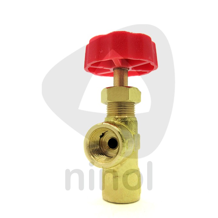 Van vặn khóa gas đồng ren 13mm
