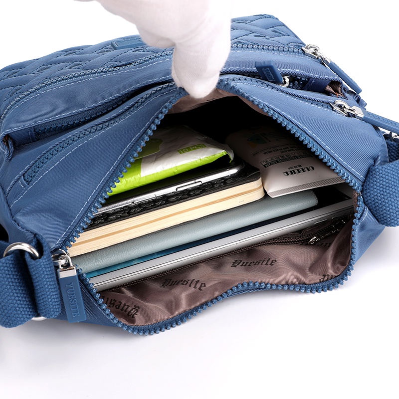 Túi Vải Canvas Đeo Vai Thêu Họa Tiết Xinh Xắn Thời Trang Cho Nữ