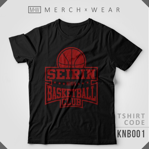 Áo thun Seirin High - Kuroko no Basuke Tshirt (KNB001) cực chất giá rẻ nhất