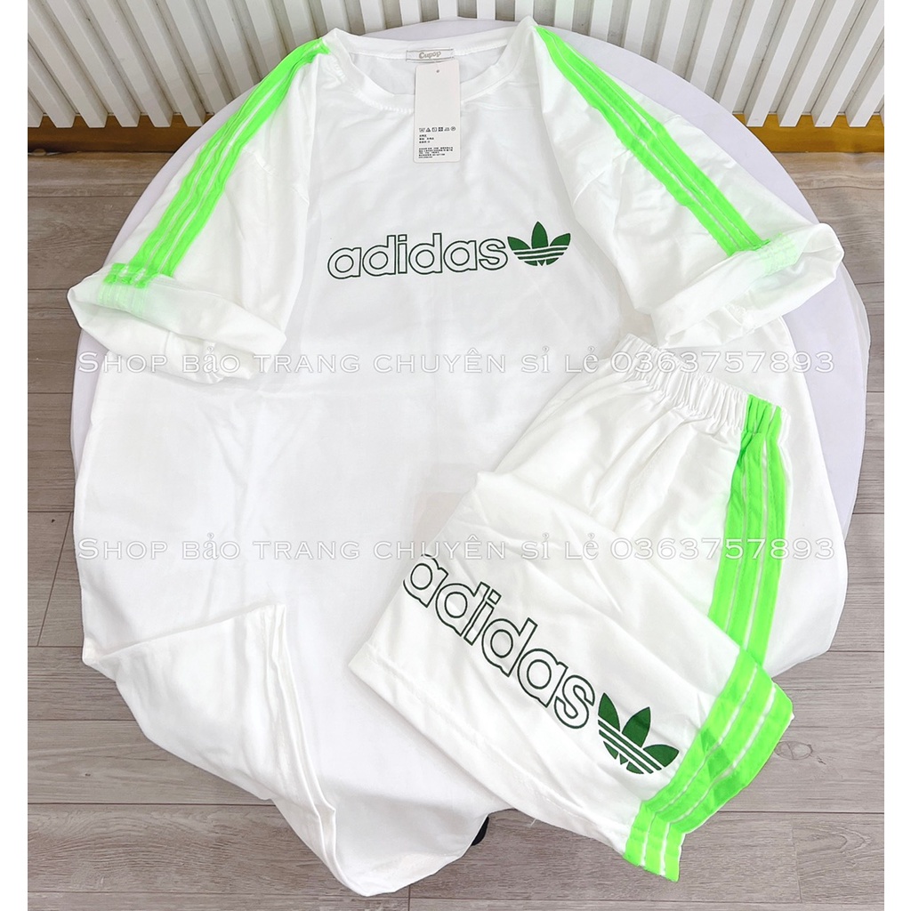 Set Đùi Cộc Sọc Nữ- Bộ Đồ Shorts Áo Thun Tay Lỡ Ulzza Nam Nữ