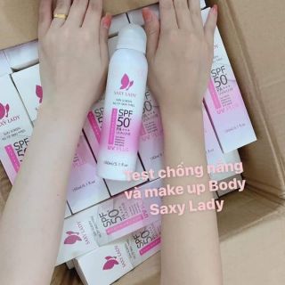 Xịt chống nắng saxy lady- chống nắng tuyệt đối + dưỡng trắng da tự nhiên