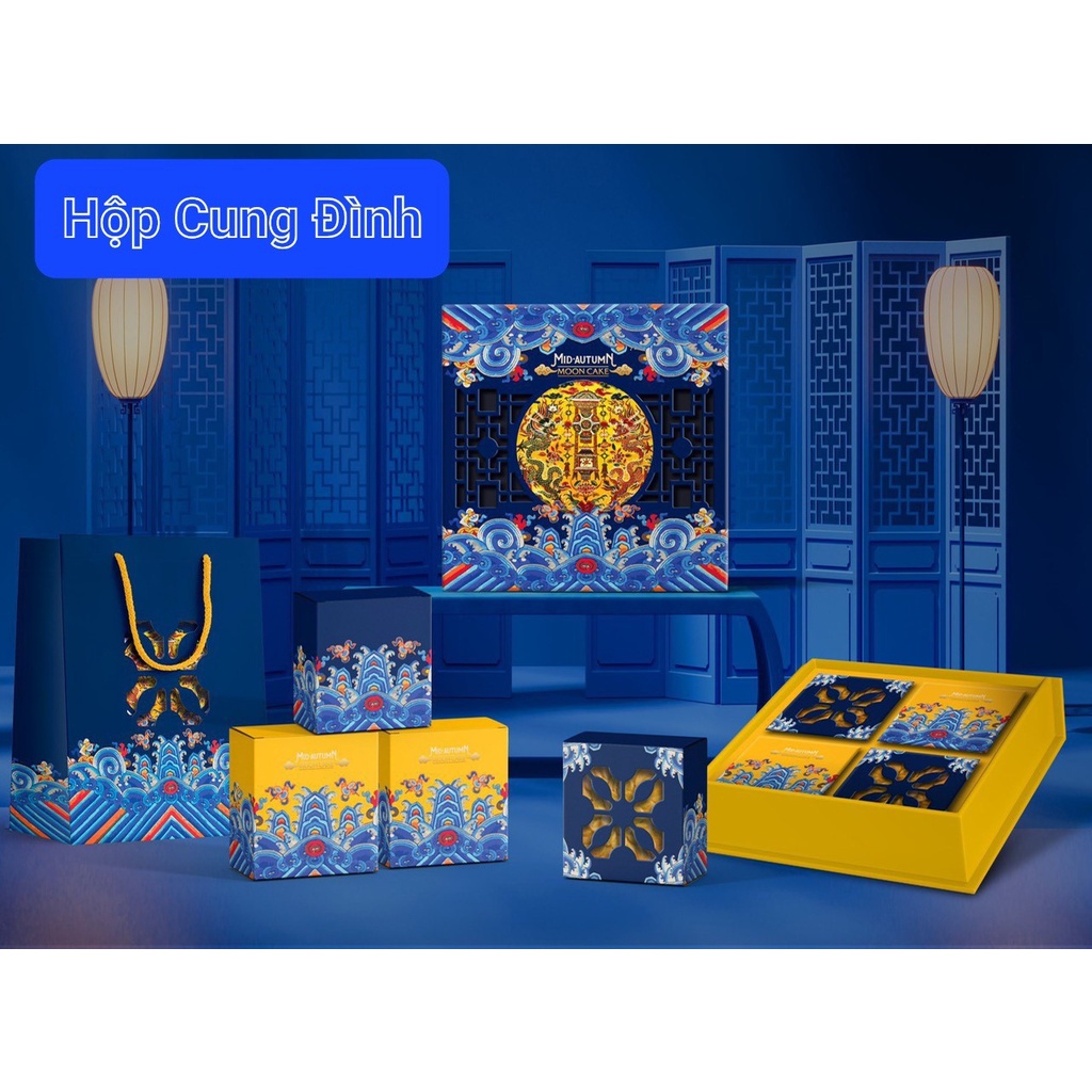 Hộp đựng 4 bánh trung thu các mẫu