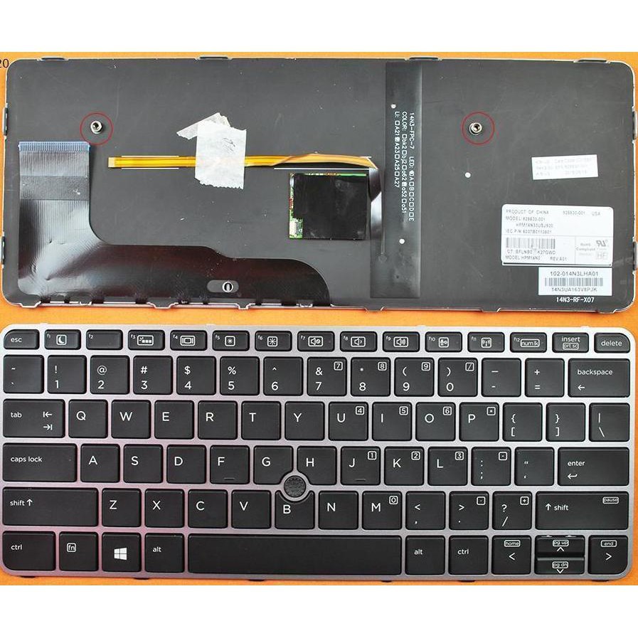 (KEYBOARD) BÀN PHÍM LAPTOP HP 820 G3 dùng cho Elitebook 725 G3, 725 G4, 820 G3, 820 G4