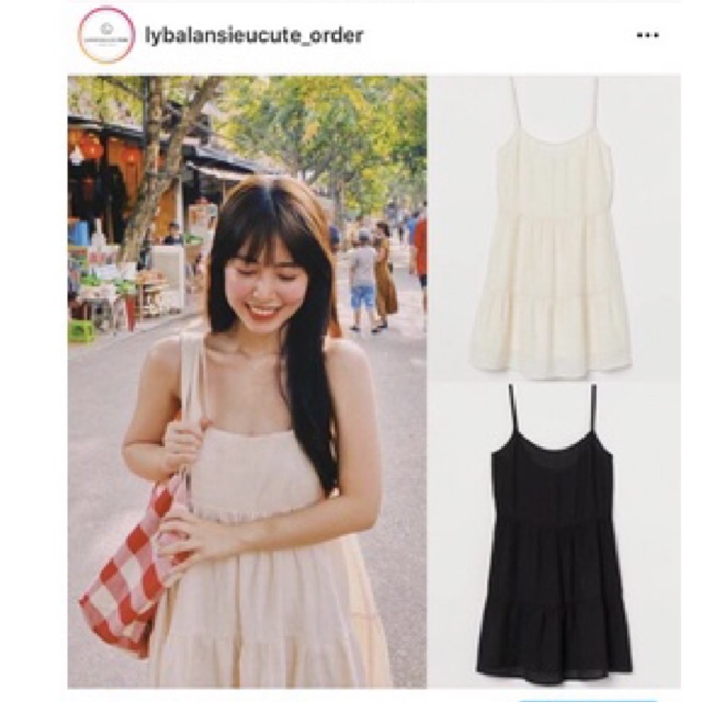 Váy baby doll HM 0873966+2,2% phí shopee