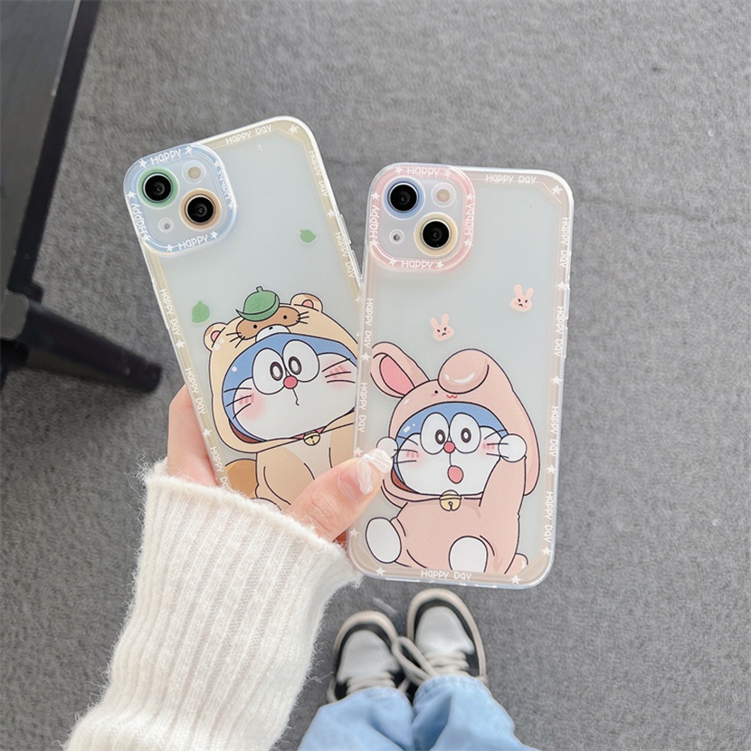 Ốp Điện Thoại Hình Doraemon Cho Samsung S22 S21 S20 Ultra Plus S21 S20 FE Note 20 Ultra M53 M33 M23 M52 M32 M12 M11 F23