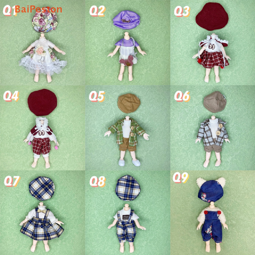 Đầm Thời Trang Cho Búp Bê 16cm Tỉ Lệ 1 / 8