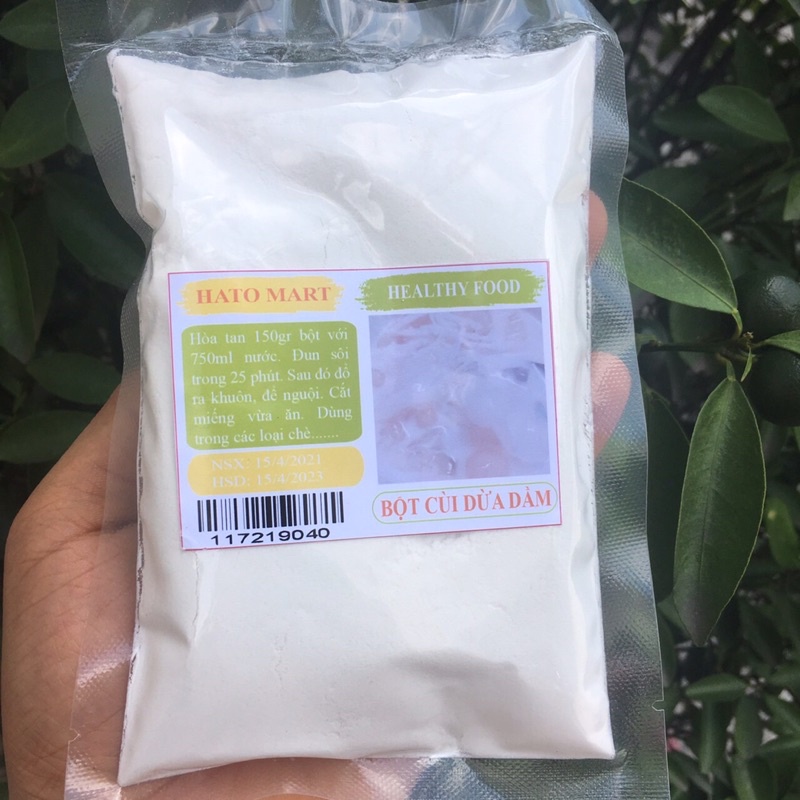 BỘT DỪA DẦM LÀM CHÈ DỪA GÓI TO 1KG