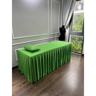 Ga trải giường spa chất liệu thun.