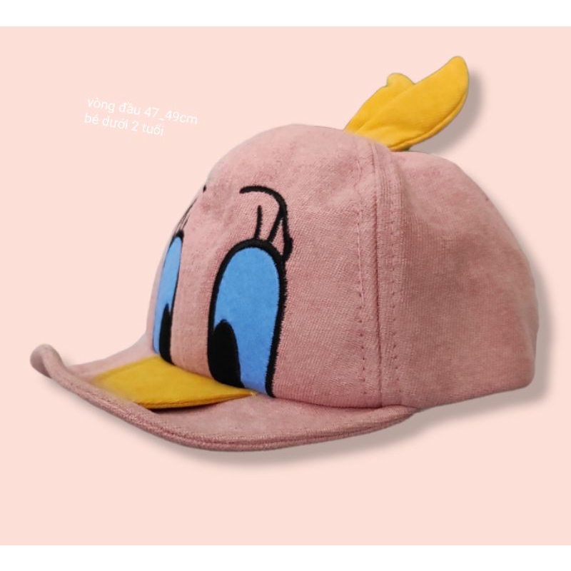 Nón cho bé gái, Mũ cho bé gái dưới 2 tuổi màu hồng