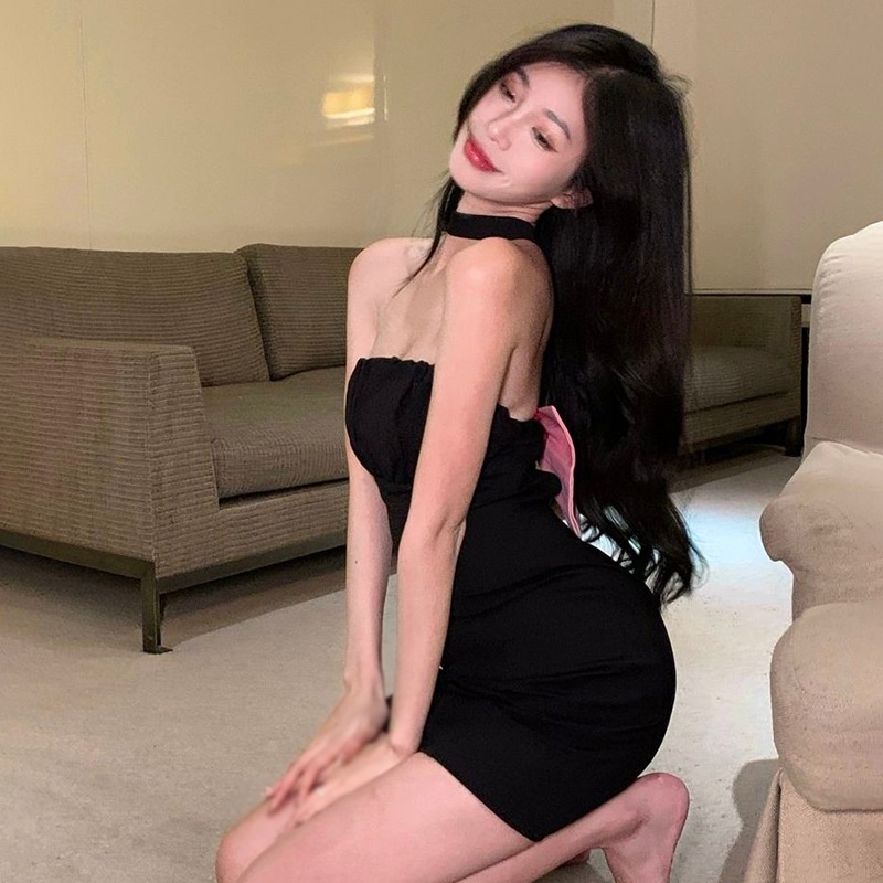 Đầm Dây Trễ Vai Tự Tạo Kiểu Hàn Quốc Dễ Thương
