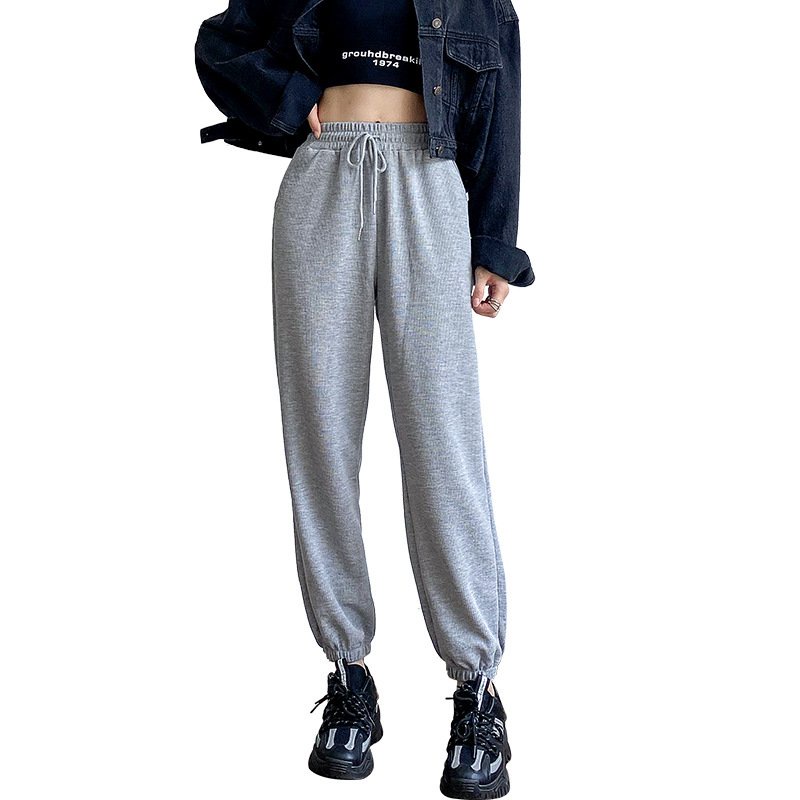 Quần ống rộng chất tổ ong cực đẹp Quần jogger thể thao unisex phong cách Ulzzang Hàn Quốc TK1T403