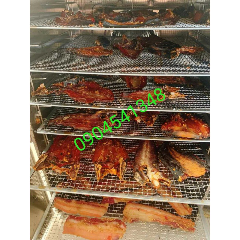 Máy sấy trái cây khô bò heo septree 10 tầng inox 304 khay 40*40cm