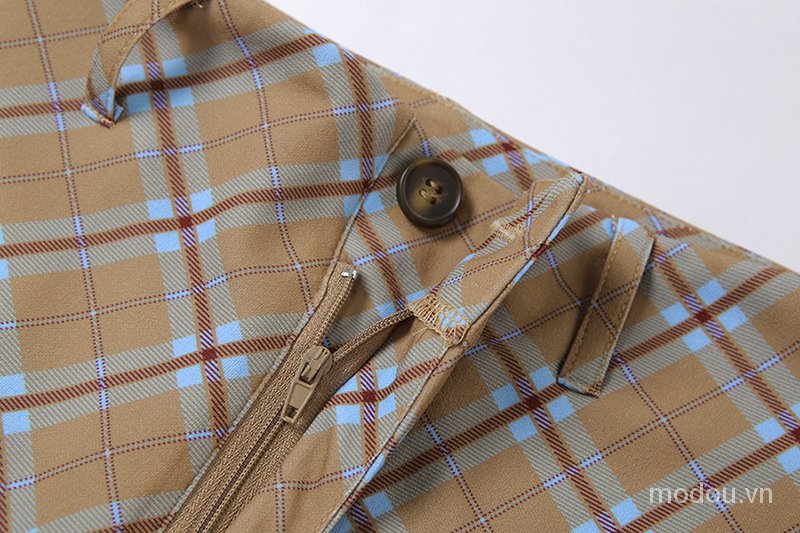 Quần Lưng Cao Hoạ Tiết In