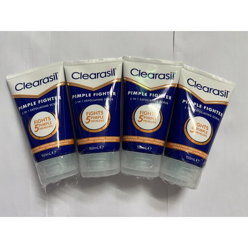 Sữa rửa mặt hết nhờn sạch mụn Clearasil Pimple Fighter 5 in 1 Wash 150ml.Hàng Úc