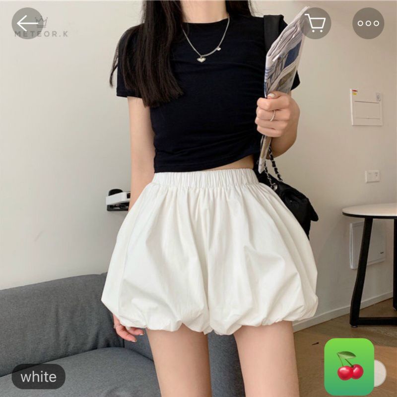 quần short bí lưng co dãn  hot trends siêu xinh(B.C)