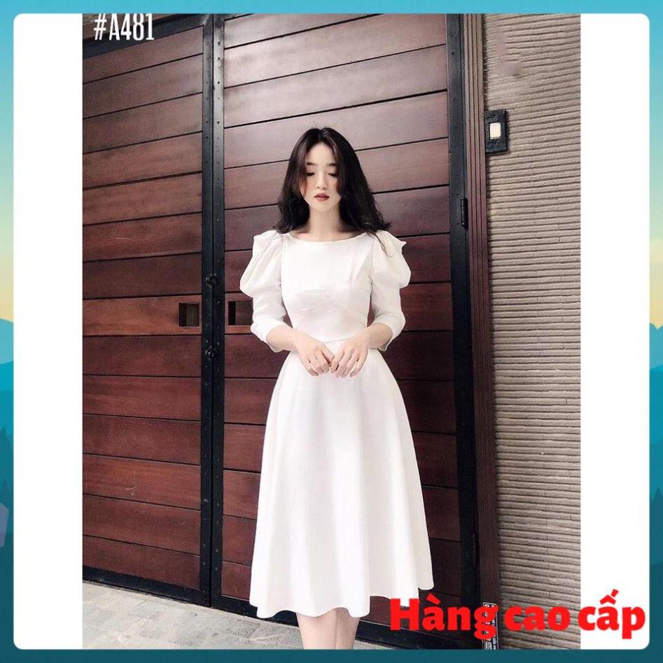 (Hàng cao cấp) Đầm dự tiệc sang trọng dài tay dáng dài kín đáo Lanna Dress