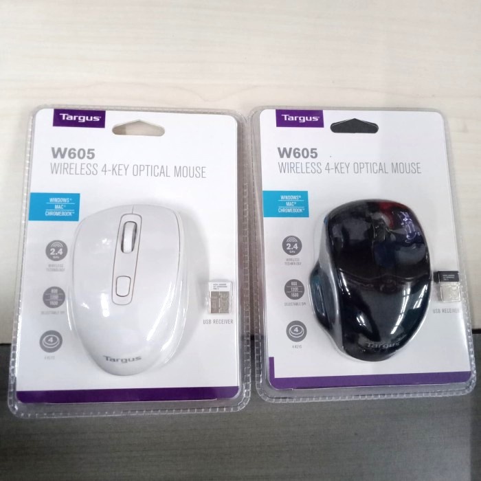 Chuột không dây Targus W605 Wireless 4-Key Optical Mouse
