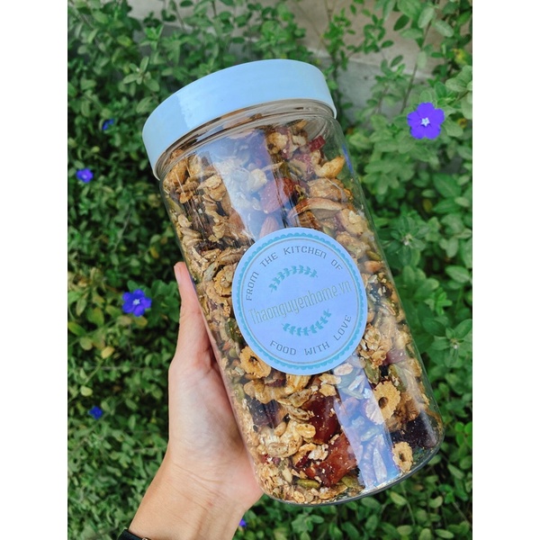 Granola ngũ cốc ăn kiêng (mật ong rừng mix hạt không ướp đường)