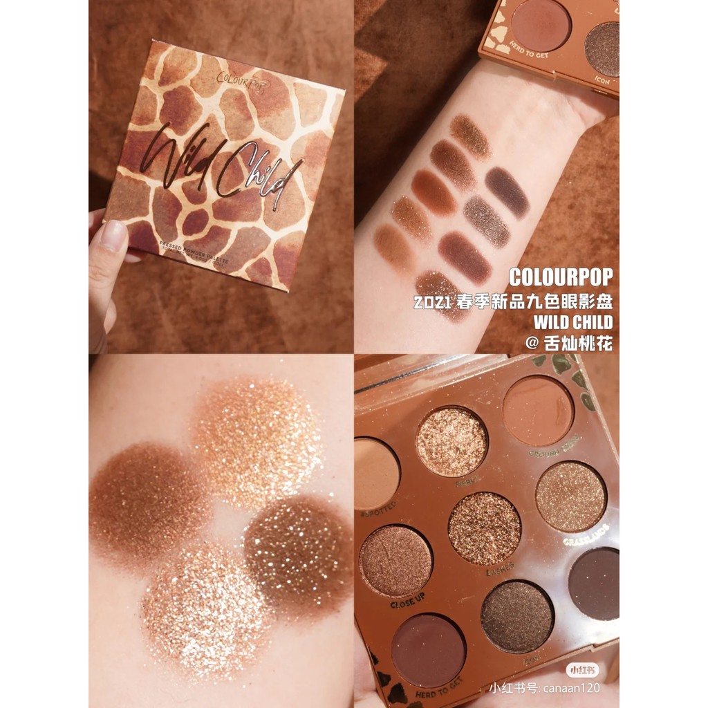 Bảng mắt Colourpop Wild Child 9 ô