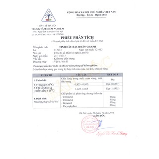 Tinh dầu Bạch Đàn Chanh - Lam Hà 50ml